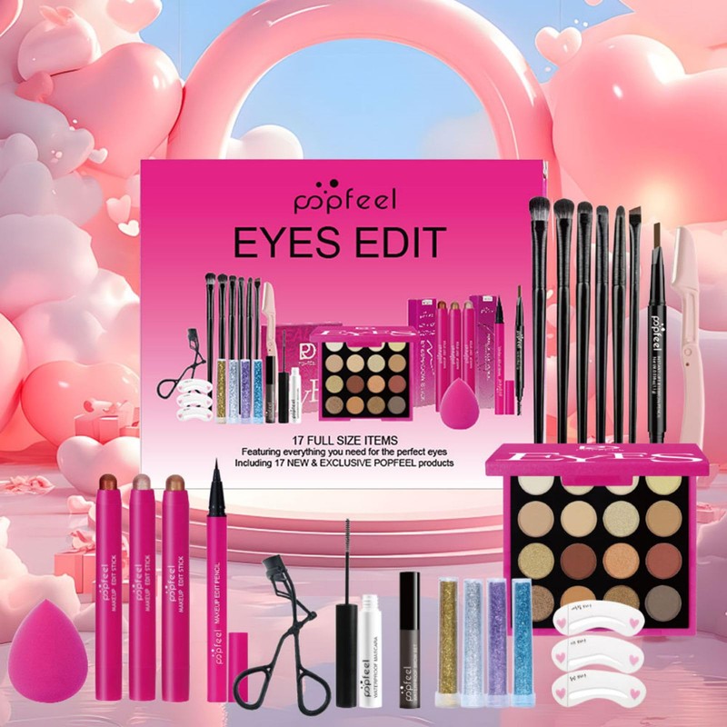 Clouparto Make Up Set, Vegan Cosmetic Set, Beauty Box Makeup