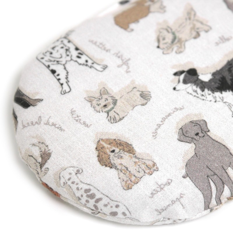 Bio-Bio Eye Pillow Eyebright & Linseed "Love Dogs" for Relaxation,