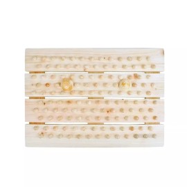 순수 편백나무 구슬발지압판 대형지압기 발지압 구슬 지압매트 지압기 발지압기 발마사지 Pure Hinoki Wooden Ball Foot Massager Large Reflexology Mat