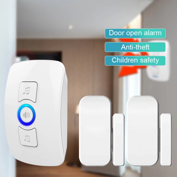 KERUI Wireless Door Open Chime Entry Alert 32 Ringtones 2