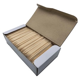 BiteMyWood Double Point Birchwood Toothpicks, 1000 Count, Reusable Box, 5 x 3.5 Inches (1)