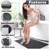 VELVETIO Bath Mats & Pedestal Set, Zero Twist Fluffy Super
