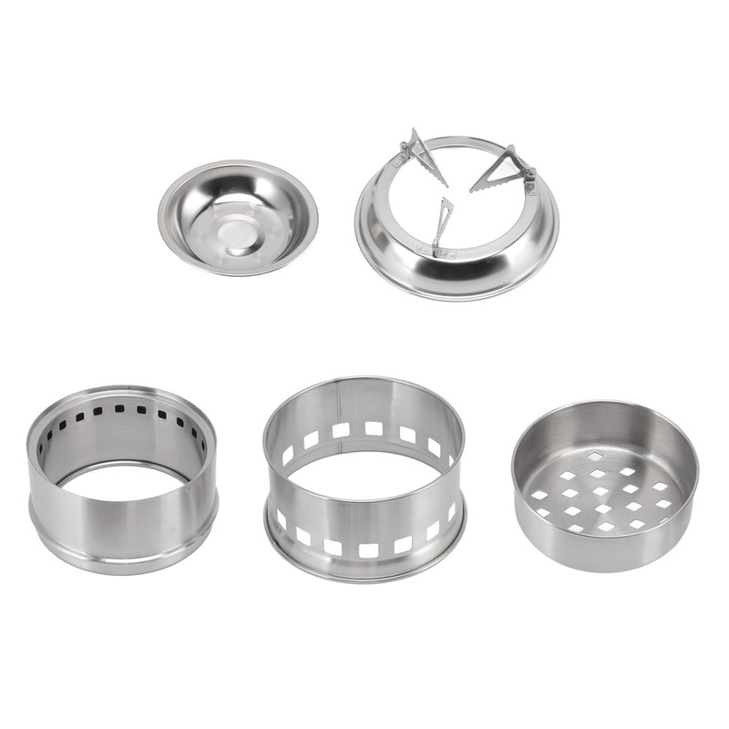 Mini Alcohol Stove for Camping Hiking Stainless Steel Campfire Stove