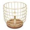 Coffee Pod Holder Iron Large Capacity Space Saving Wooden Base