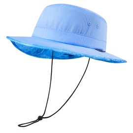 UVSAI UPF 50+ Foldable Sun Hat Patterned Under Brim Bucket Hats for Summer Hiking Fishing Beach Safari Men Women