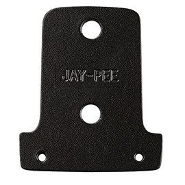 NYPD Style Badge Backer and Name Plate Holder NY Police Oval Badge Holder, Genuine Black Leather