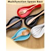 GDCZ Porcelain Spoon Rest - Large Spoon Holder Utensil Rest