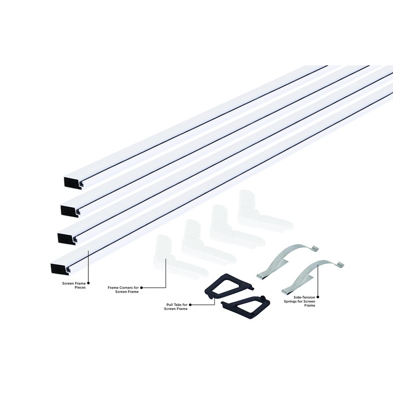 M-D Building Products 14103 Screen x 48in White (5/16in) Frame