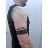 3 Sheets Bracelet Tattoo Lines Tattoos Arm Tattoos Temporary Fake