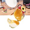 Metal Trinket Box Owl Shape Shiny Exquisite Zinc Alloy Jewelry