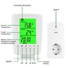 diymore Wireless Thermostat Socket, Infrared Heating Thermostat with Heating and