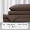 Southshore Fine Living, Inc. Vilano Pleats, 4-Piece Full Sheet Set,