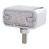 United Pacific 38841 3 LED Double Face Light - Amber & Red LED/Clear Lens, 1 Pack