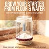 Superbaking Sourdough Starter Jar, Beginner Sourdough Starter Kit, 34oz Wide