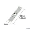 TERF® 5 Pcs Chrome Turn Buttons 38mm [ 1.5'' ]
