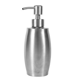 1pc 304 Stainless Steel Bathroom Shampoo Shower Pump Lotion Dispenser Liquid Bottle 350ml