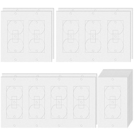 Tondiamo 43 Pcs Wall Plate Insulation and Draft Sealers Foam Insulation Pads Electrical Outlet Light Switch Covers Wall Gasket Without Adhesive
