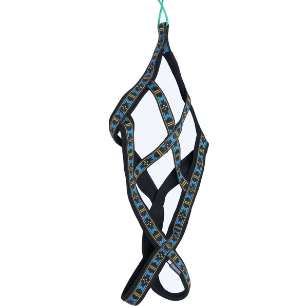 Weight Pulling Sledding Dog Harness X-Back Style Black Medium, 19.5"