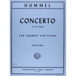 フンメル : トランペット協奏曲 変ホ長調/インターナショナル・ミュージック社/ピアノ伴奏付ソロ