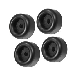 REPAIROCK 4pcs 2.11" Round Rubber Feet Bump Stops Guard Replacement for Cargo Trailer Truck RV Door Gate Ramp Hatch with 2/5" Screw Holes Auto Replacement Parts