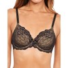 Chantelle Women's Rive Gauche Full Coverage Unlined Bra,Black,40F (40DDD)