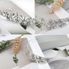 XIAQICA Crown Tiara Silver Crystal Diamond Tiara Women's Crown Wedding