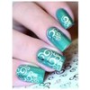 Italian Designs Nail Art Stickers, Silver Filigree