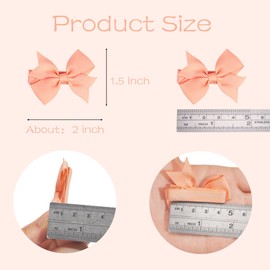 CÉLLOT Hair Clips for Girls - 20PCS Fully Lined Hair Bows Alligator Clips for Toddlers, Kids, Infants, and Babies
