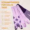 Wellyou Tights Set, Purple 74_80 cm