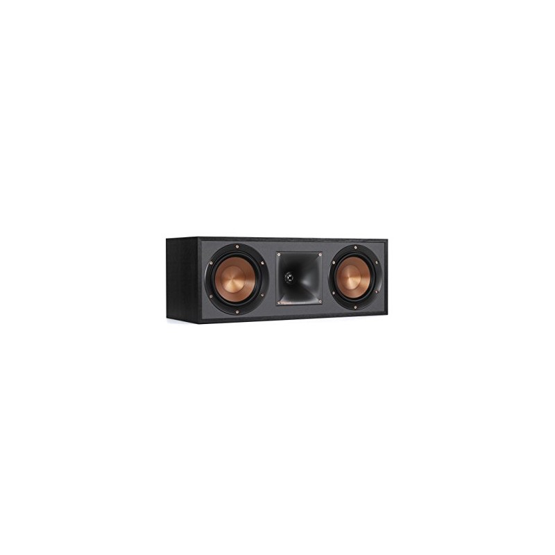 Klipsch R-52C Powerful Detailed Center Channel Home Speaker - Black