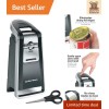 Extra Tall Electric Can Opener with Easy Push Lever &