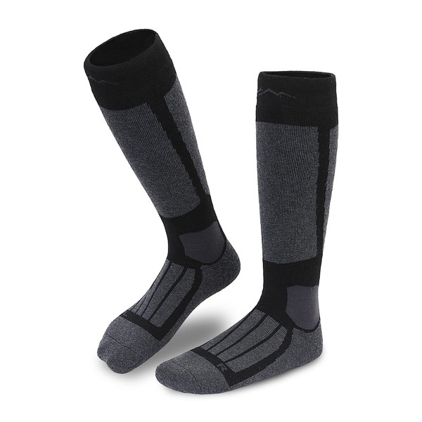 Gipfelsport Ski Socks, Warm Winter Socks Made of Merino Wool,