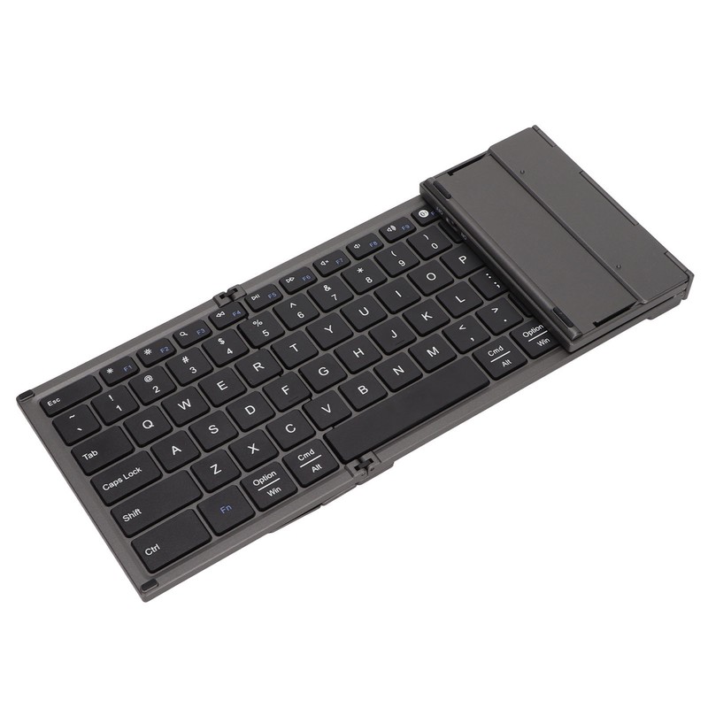 Wireless Keyboard 78 Keys Ultra Thin Folding Design Keyboard with