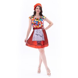 Seasons Glamour Gumball Machine Costume for Women (M)