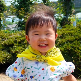 WKG Bandana, Paisley, Made in Japan, Cotton Handkerchief, white