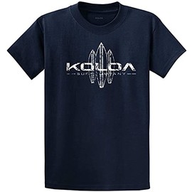 Koloa Vintage Surfboard Logo T-Shirts-3XL-Navy.