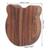 Guitar Pick Box Sapele Wood Cartoon Bear Instrument Accessories Storage