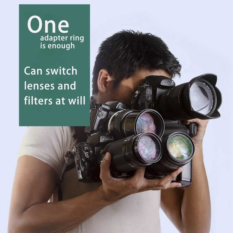 77mm Lens to 49mm Camera Lens Adapter 77mm to 49mm