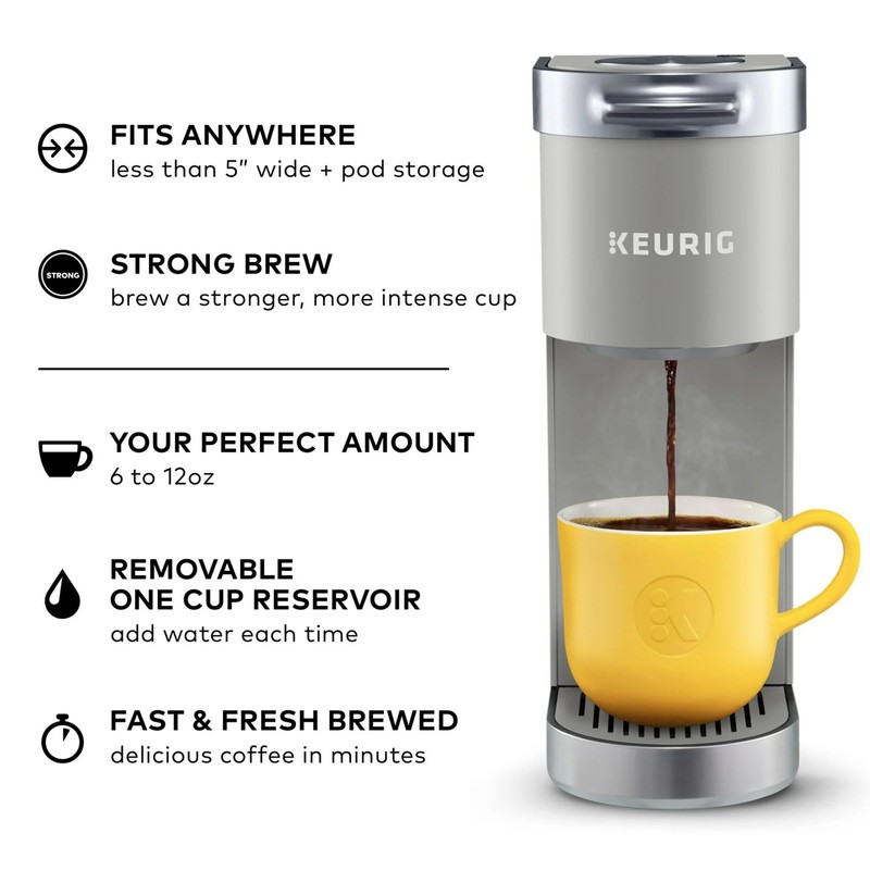 Keurig K-Mini Plus Single Serve K-Cup Pod Coffee Maker, with