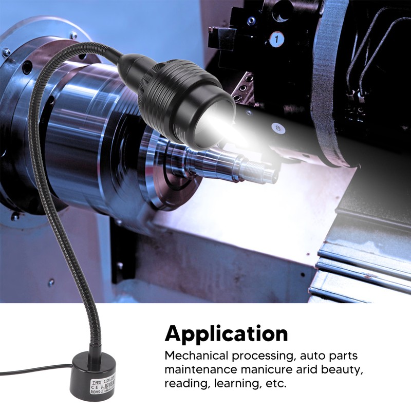 9W LED Work Lamp Telescopic Zoom with Magnetic Base Flexible