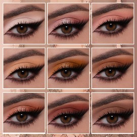Paleta de sombras de ojos mate de 9 colores larga duración, juego de sombras de ojos, paleta de maquillaje de