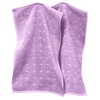 Möve Quadretti Walk Terry Towel Viola 30 x 50 cm