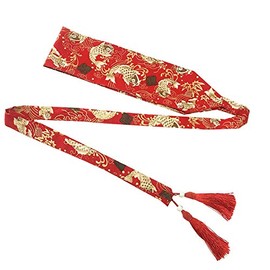 thefancypumpkin Japanese Yukata Kimono Obi With Tassel Belt Harajuku Waistband-V6