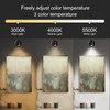 PeseTech 2pack Upgraded Wireless spot Lights Indoor 3000K/4000K/5000K with Remote