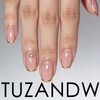 Fall Coffin Press on Nails Medium Fake Nails with Leaves