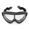 SHENKEL Helmet Rail Mounted GX-500 Type Combat Tactical Goggles (BK/Clear