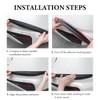 SHMZK 2 PCS Car Bumper Guard Strip, Anti-Scratch Vehicle Bumper
