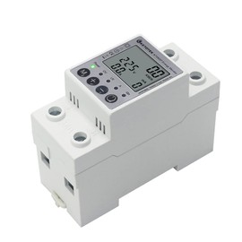 KETOTEK LCD Digital AC Meter, Electricity Meter, DIN Rail, 1 Phase Energy Meter, KWh Meter, Power Meter, Voltmeter, Ammeter