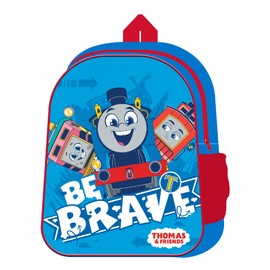 TDL Thomas The Tank Engine Backpack Kids Train Character School Bag Lunch Travel Rucksack with Side Mesh Pocket