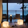 COPU 8-inch Waterproof LED Light Cube, USB Rechargeable Mood Light,